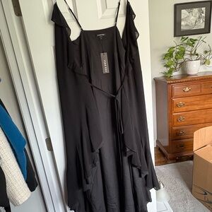 Yumi Kim Elegant Black Asymmetrical Dress